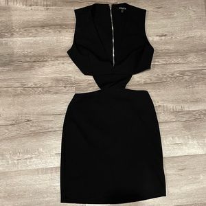 CQ by CQ Black Cut-Out Mini Dress